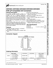 DataSheet ADC0801 pdf
